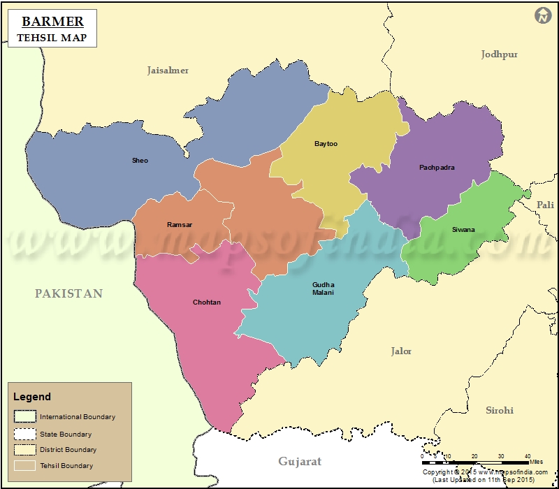 barmer-tehsil-map